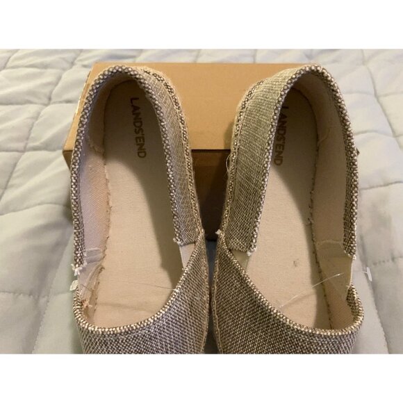 Lands End Shoes/Espadrille Comfort Slip on Flat Shoe Size 7 - Picture 3 of 10